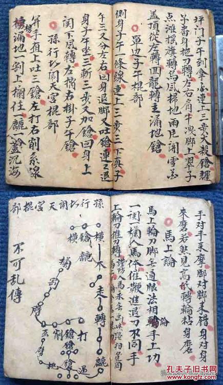 非原书】武功秘籍*清民真武拳棍法灵符术秘抄本《真武祖师拳棍论》