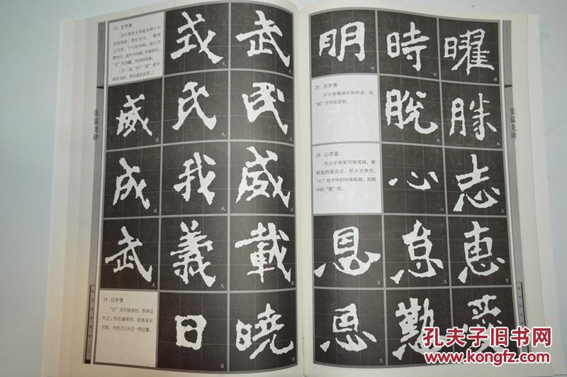 中国书法入门魏碑书技法讲析张猛龙碑 毛笔魏碑书法字帖