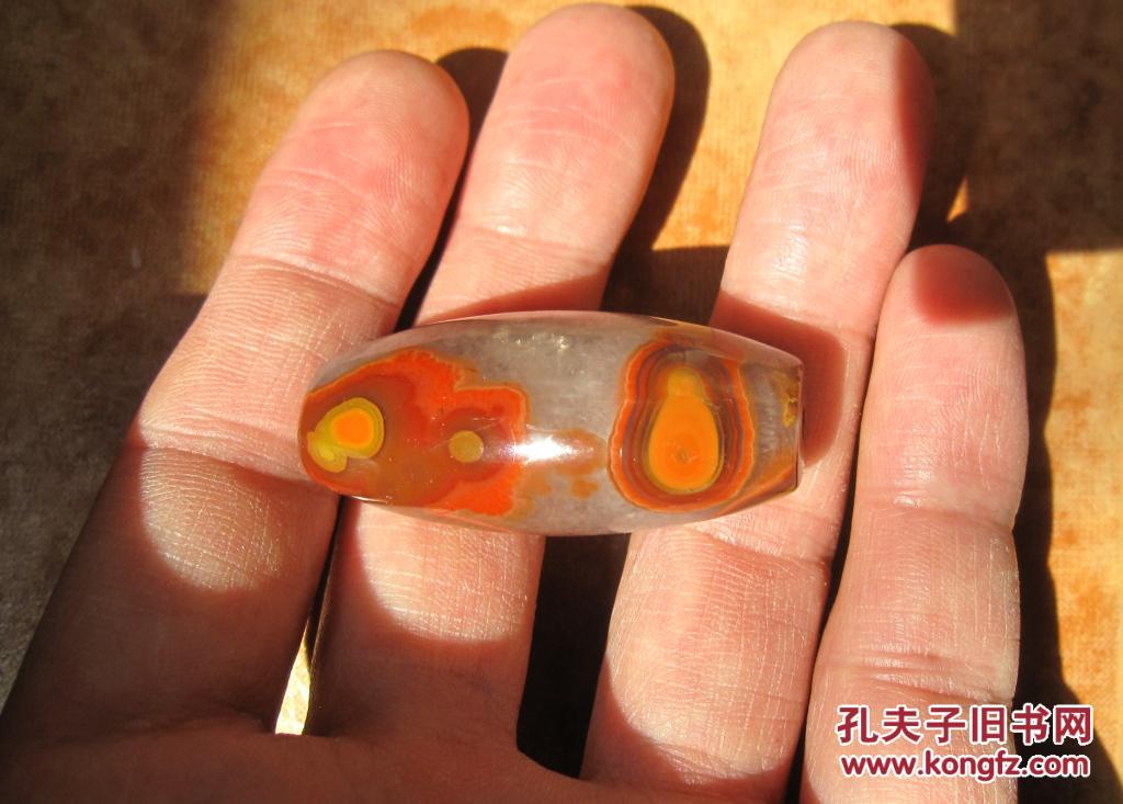 天然奇石象形图案战国红玛瑙勒子4春鼓珠挂件饰品收藏