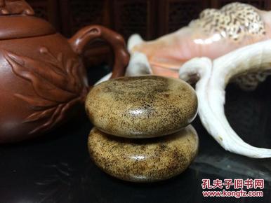 清代民国 老包浆鹿角盘手玩