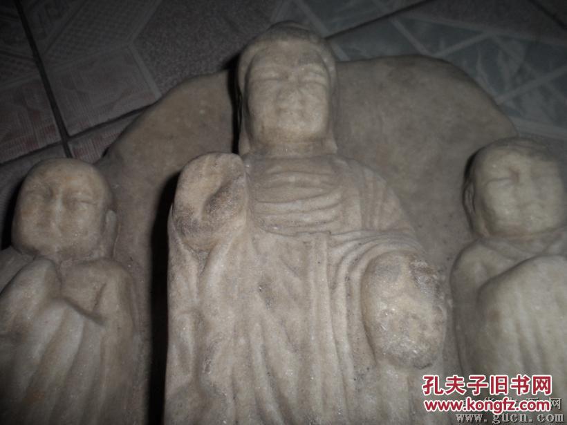 汉白玉老石佛