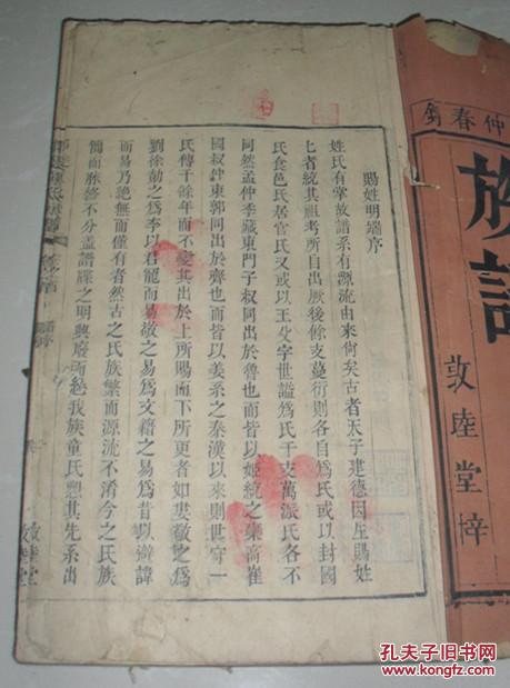 童氏族谱 拍品编号:18430341