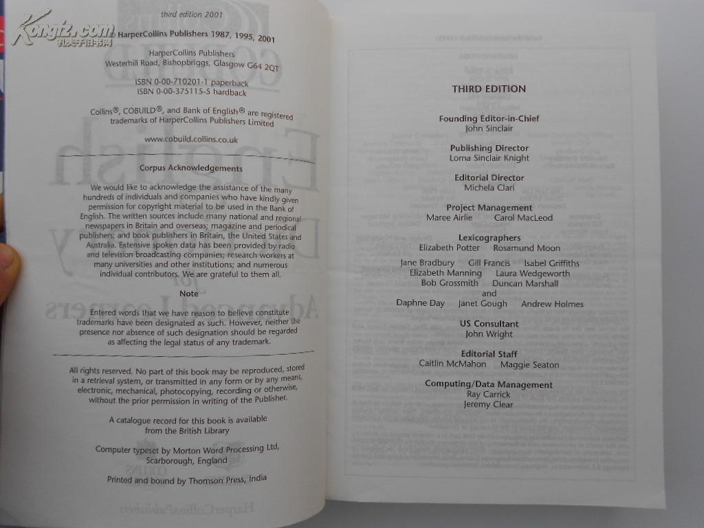 【图】Collins COBUILD English Dictionary for 