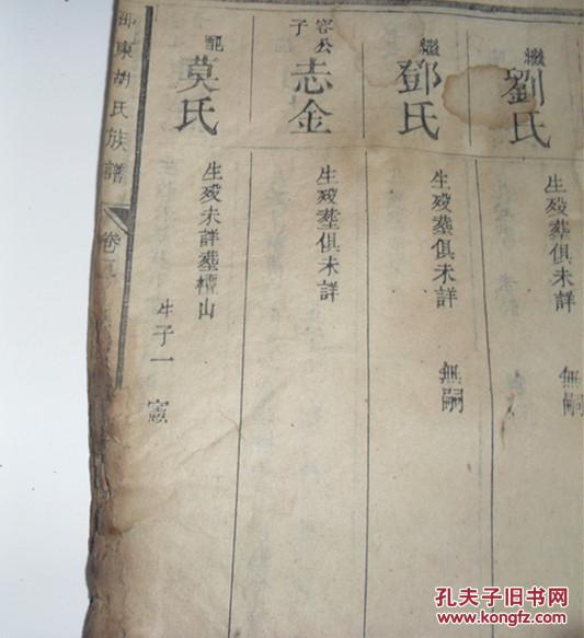 邵东胡氏族谱