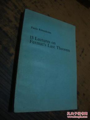英文版: 13 Lecture on Fermat Last Theorem 关
