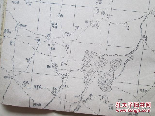 晚清木刻地图(鲁南到日照,豫东北,苏北云台山,太平局大义瞳盐场,微山
