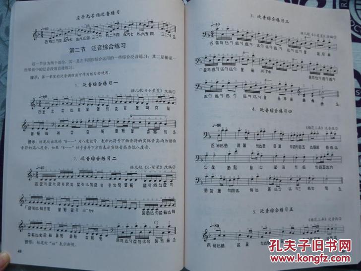 古琴初级教程(巫娜著/2004一版一刷)