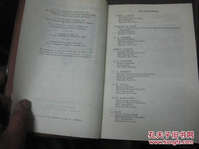 【图】光电材料与器件英文版_价格:15.00