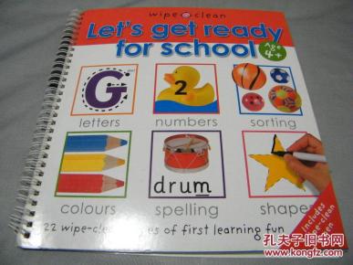 让准备好去上学(原版英文儿童教学书)(带