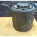 清朝时期的大号碘铜提梁锡茶壶  包老 完整
