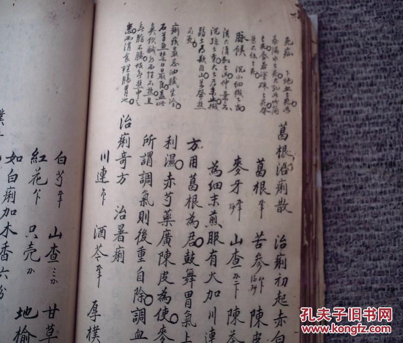 手抄本 论治病 偏方(超厚本)