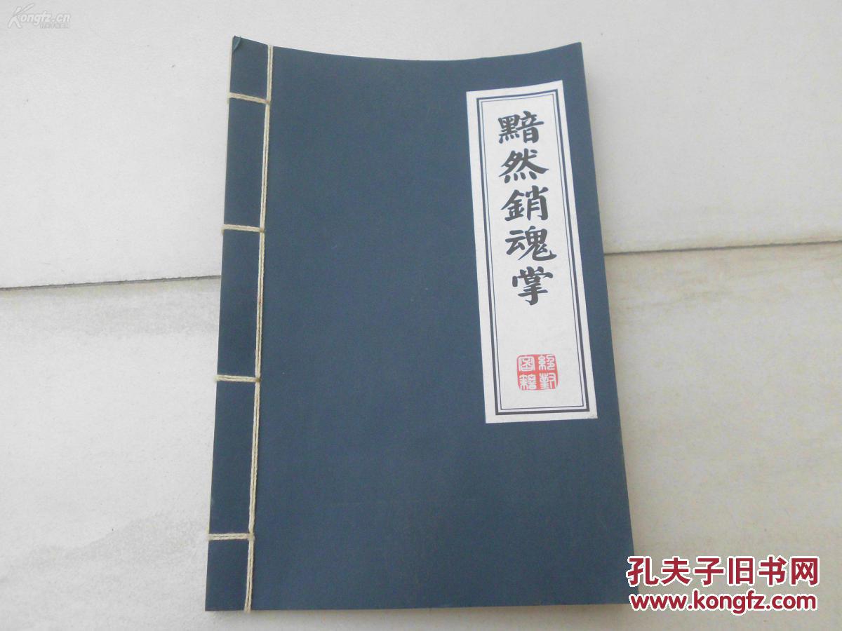 黯然销魂掌封皮题写书名但内里空白什么纸本人没弄懂