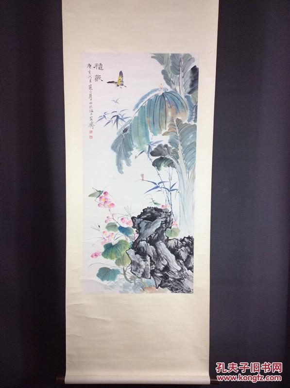 著名海派画家,江寒汀弟子,上海书画研究院副院长 陈世中 水墨花鸟