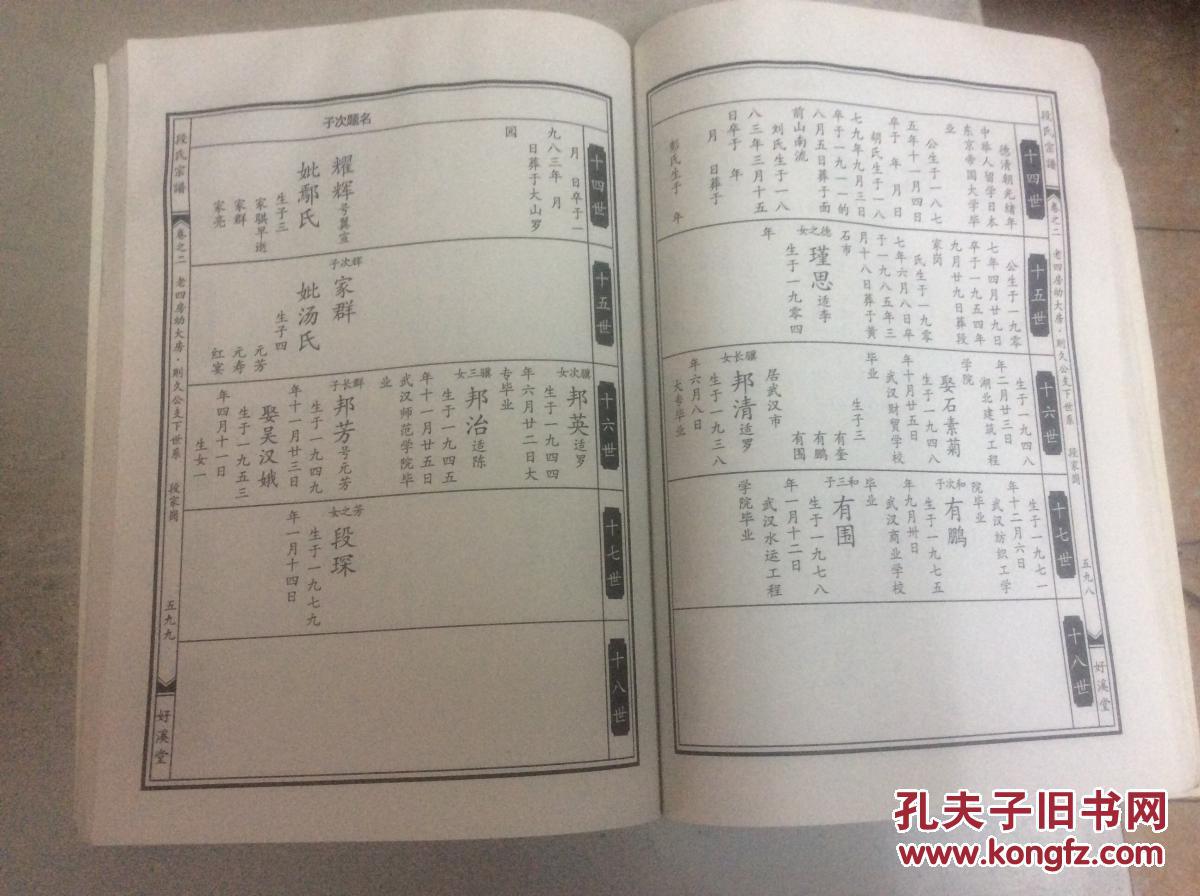 段氏宗谱(卷二)