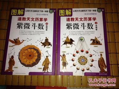 图解道教天文历数学·紫微斗数:白话全译图解本.上下 合售