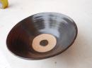 出土的老黑瓷碗1个高7厘米口直径16厘米底直径6厘米完好