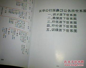 翁氏族谱