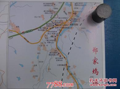 2010浦江县交通旅游图-对开地图图片