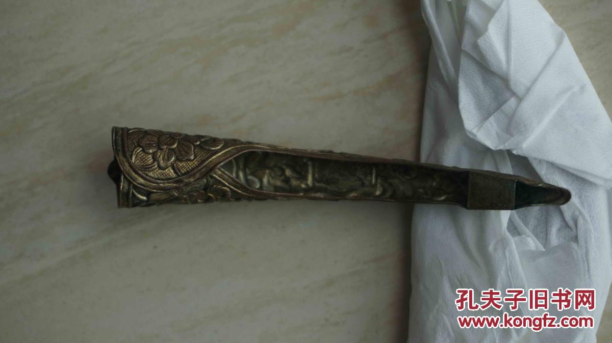 银制护指(古人套在手指上保护指甲用的),女性文房收藏