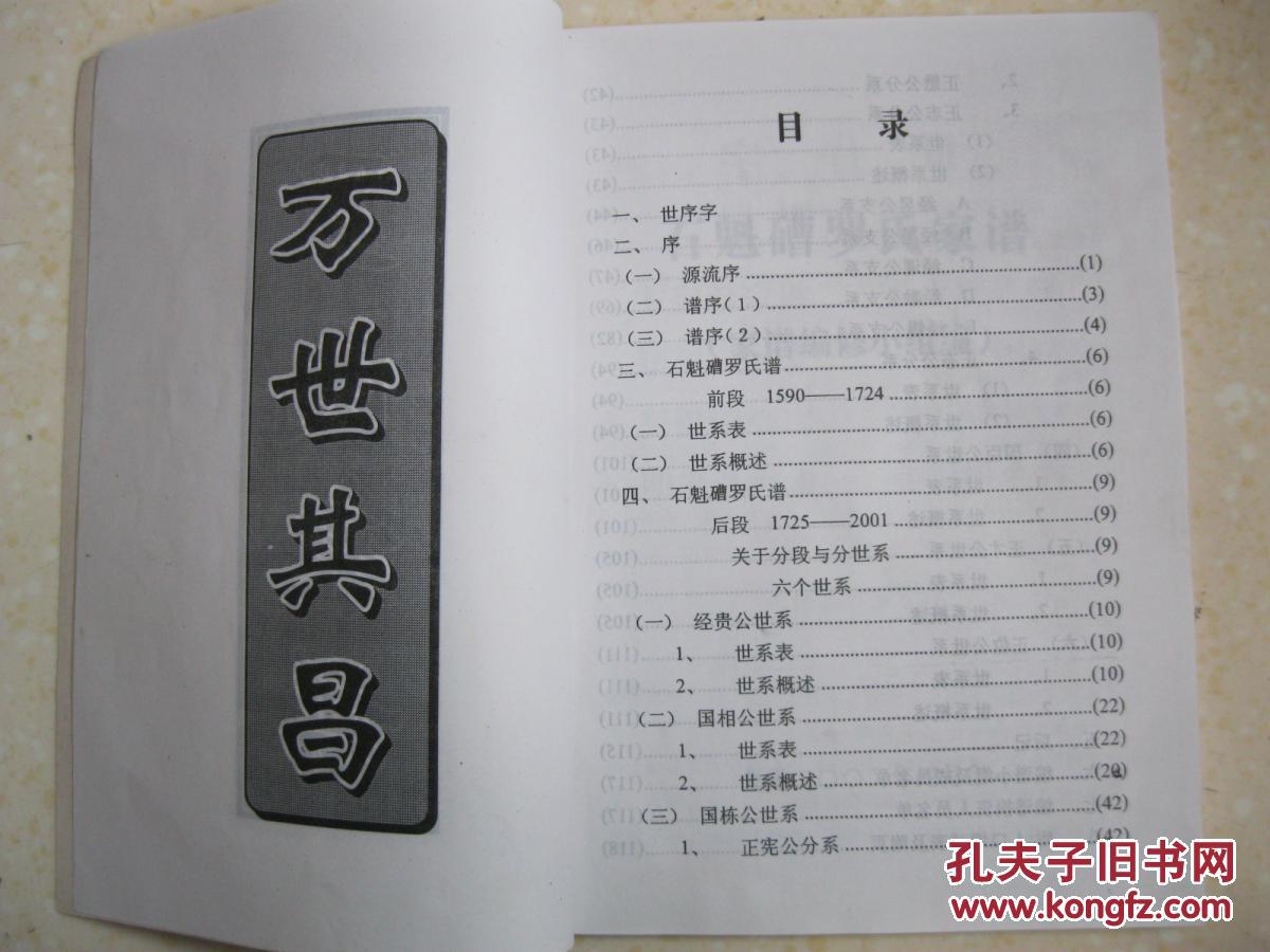罗氏家谱(湖南邵阳中乡铁塘罗氏,世序字:必邦思永远祖宗廷应才尚国正