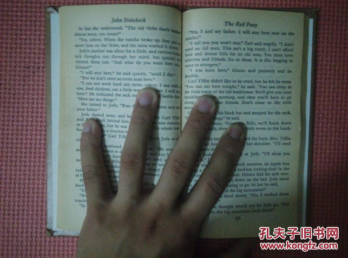 【英文原版】the red pony(小红马)