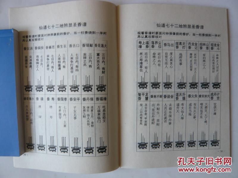 仙家的传说和仙道七十二地煞香谱
