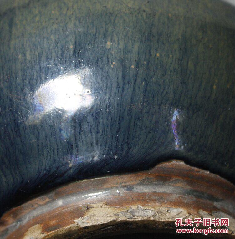 元代 玉壶春瓶 窑变瓷 宋瓷 黑釉瓷 乌金釉净水瓶 古瓷器古玩收藏