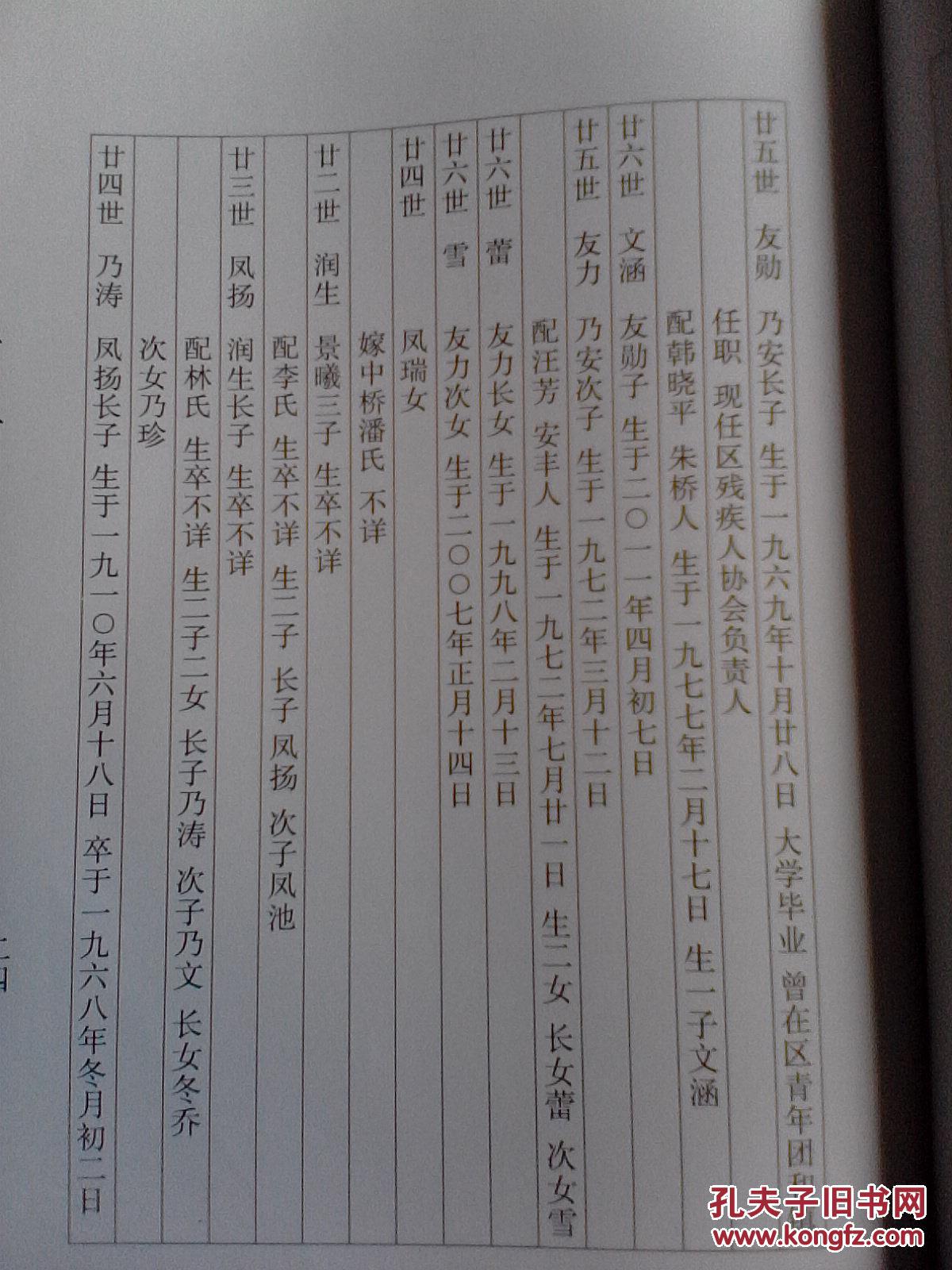 家谱---王氏宗谱【三槐堂】建湖王家墩 大智公支 大16