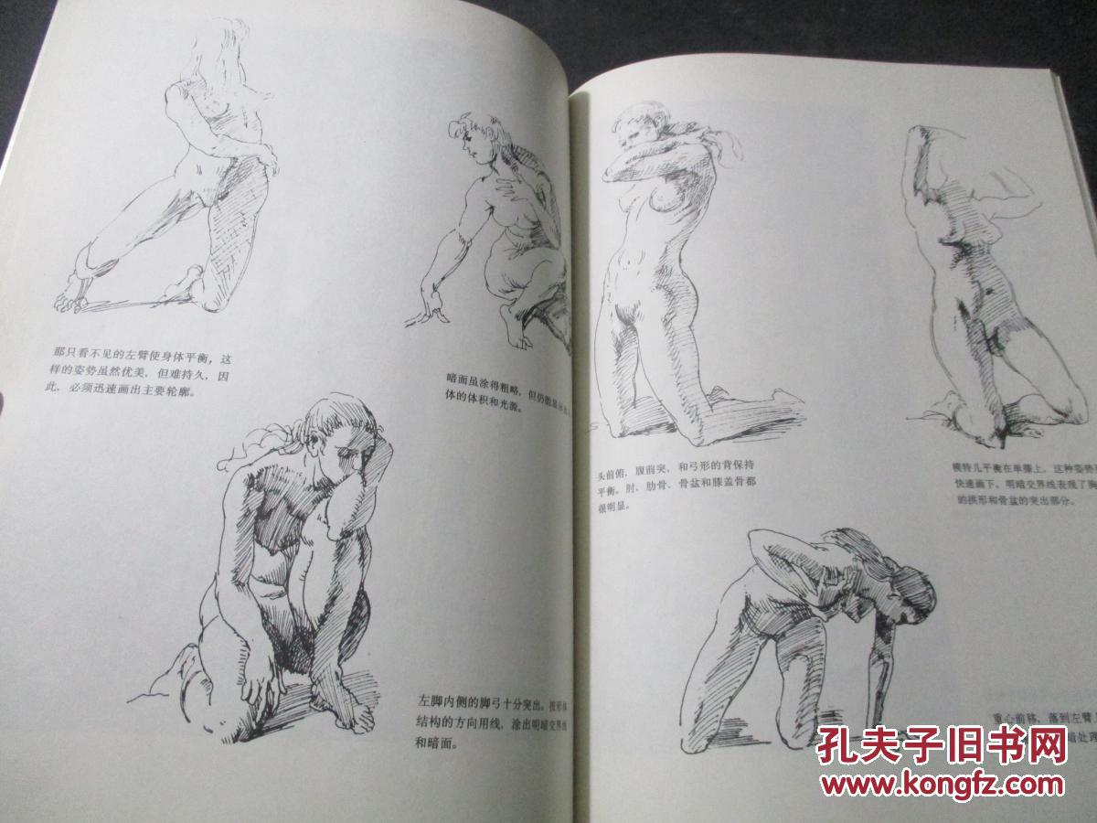 女人体素描画法