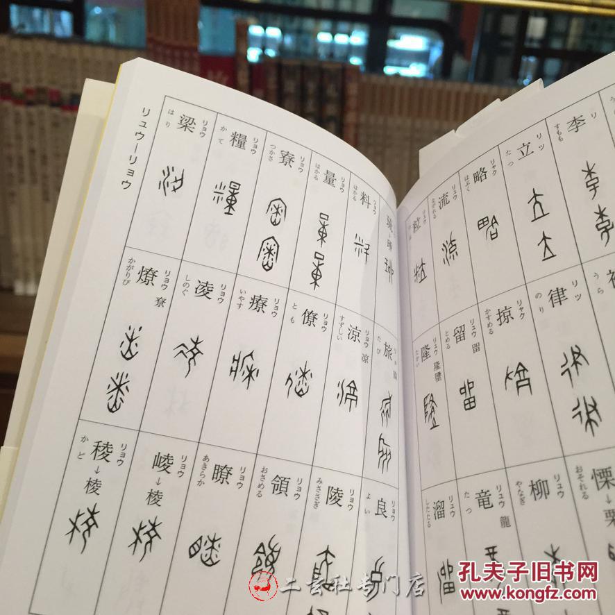 现货 二玄社原版进口—【甲骨字典】部首笔顺演示 绵引滔天手书字例