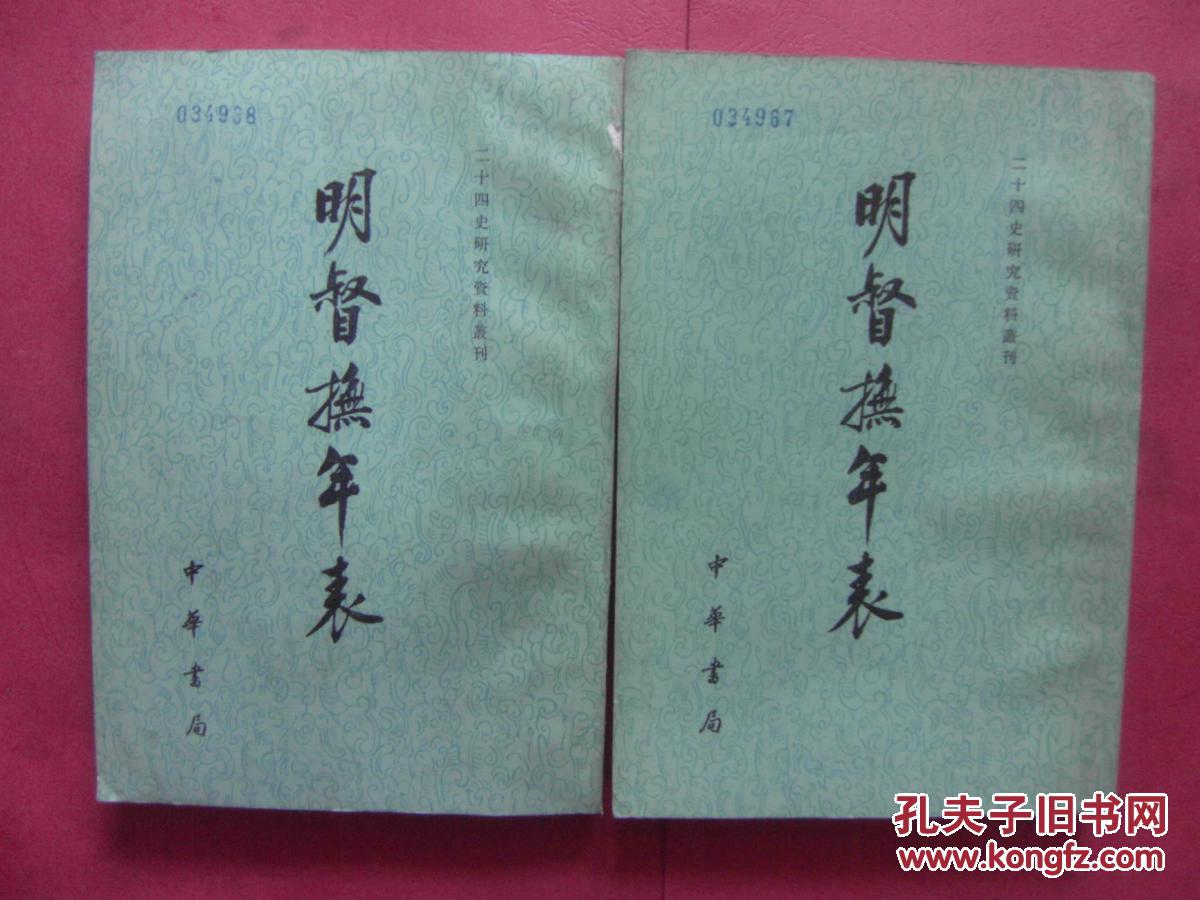 四史研究资料丛刊【同类书出版有:明代职官年