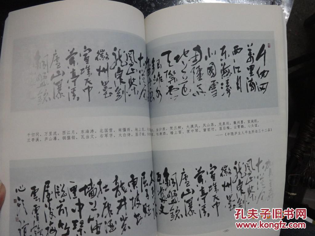 小八开 厚册 全新 著名书法家燕霜红《枫叶荻花集》 见图