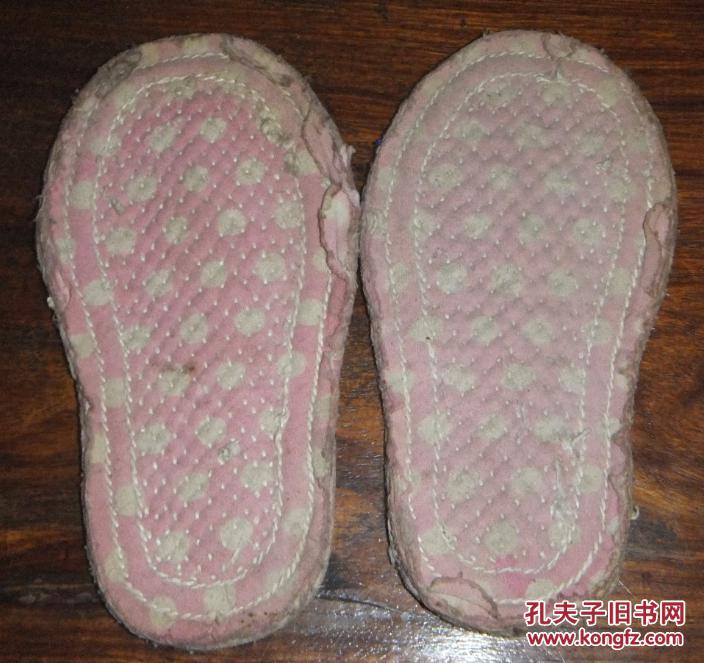 手工纳的千层底布鞋鞋底,童鞋鞋底(20码)