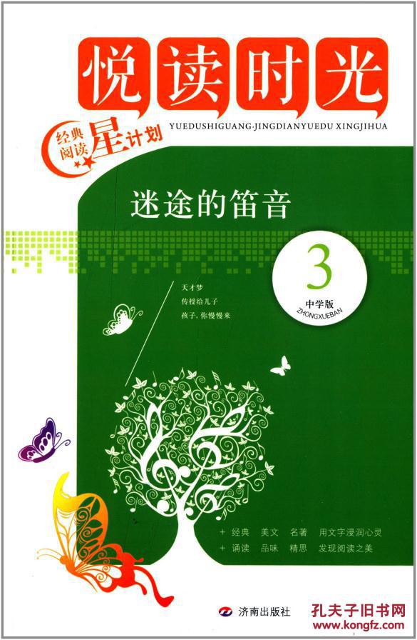 正版图书悦读时光经典阅读星计划:迷途的笛音(中学版)3《悦