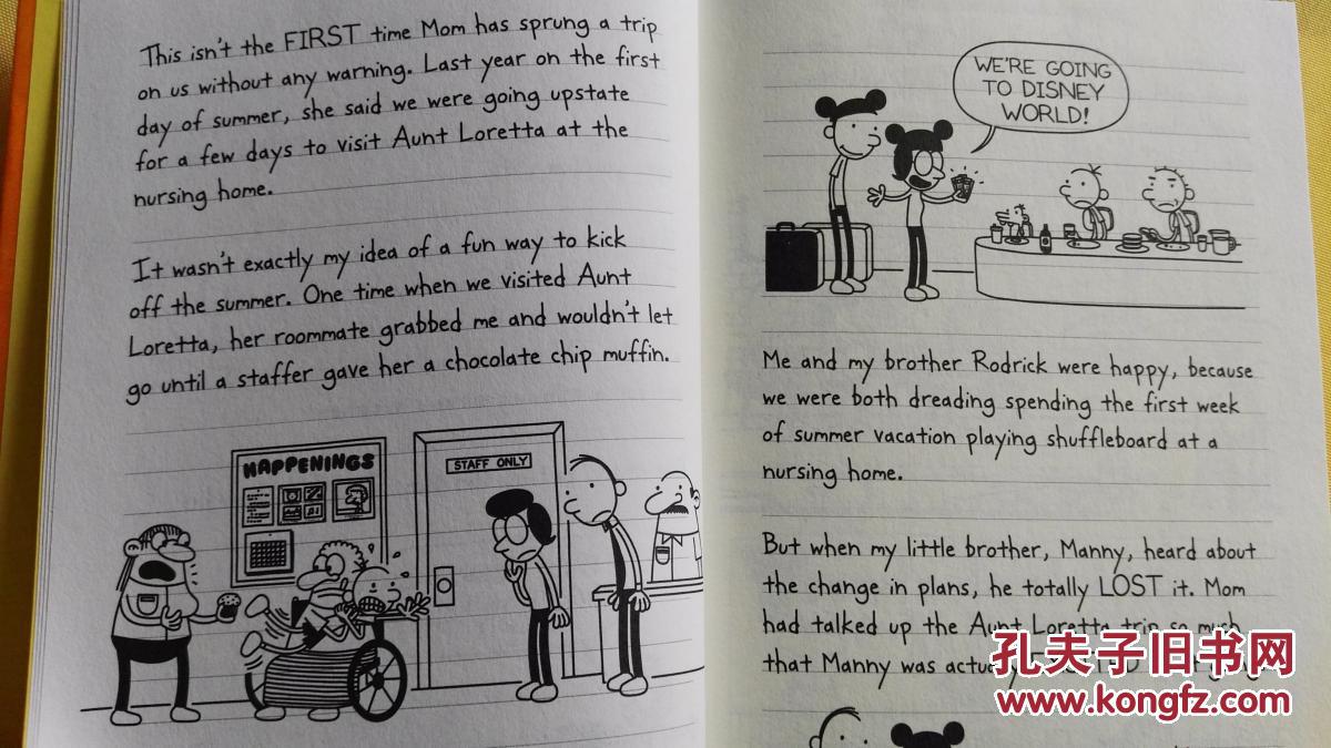 英文原版精装 diary of a wimpy kid: the long haul