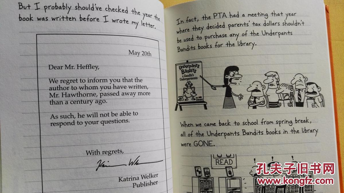 英文原版精装 diary of a wimpy kid: the long haul