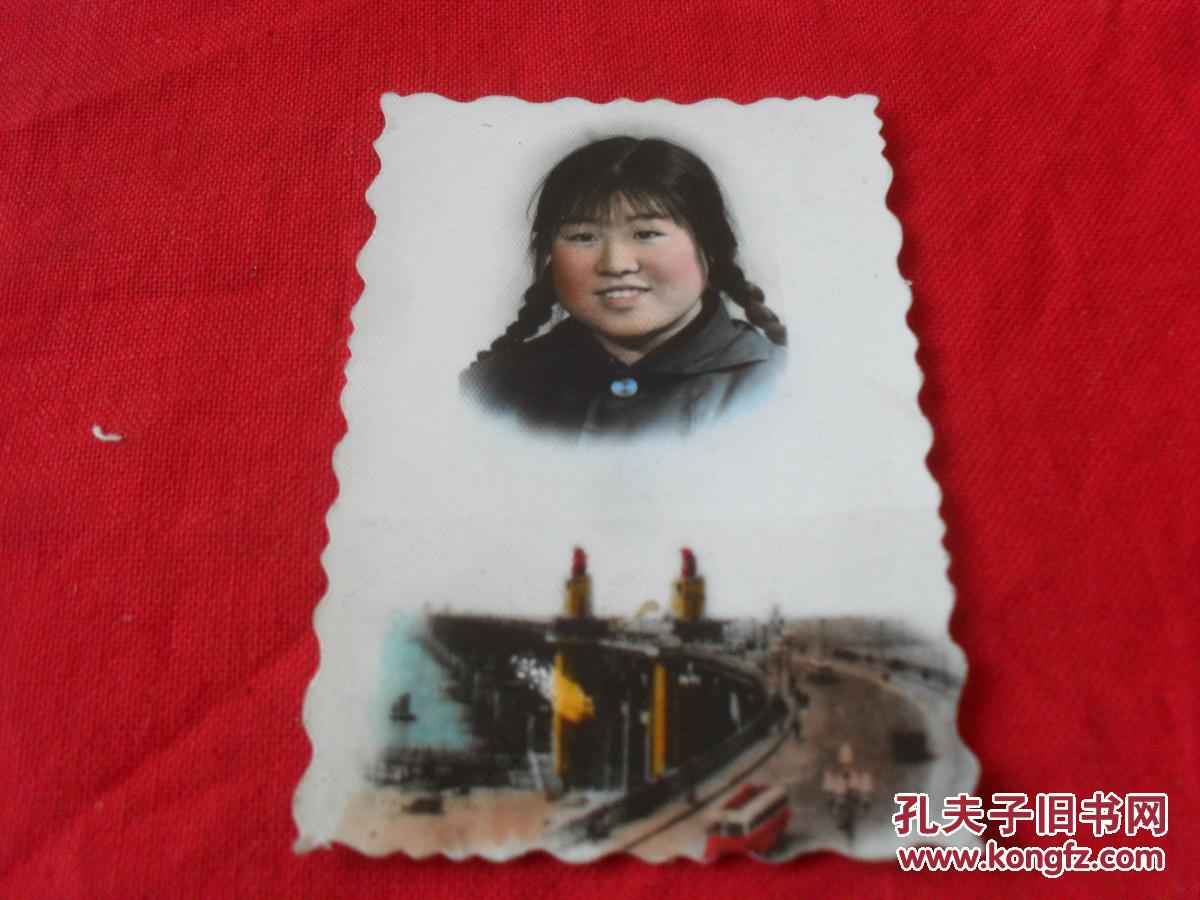 【图】手工上色老照片---《清纯文静双辫子少女