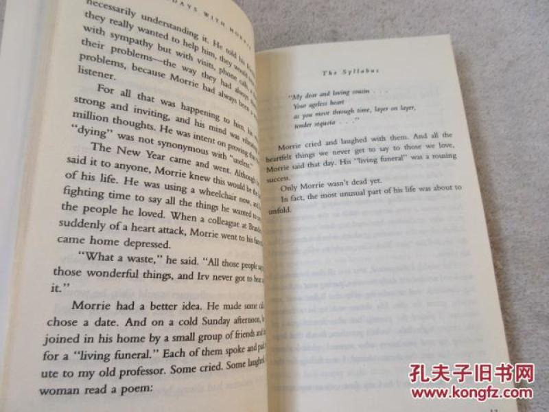 TUESDAYS WITH MORRIE 相约星期二 〔英文