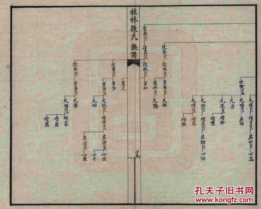 家谱----张氏族谱 【具体见品相描述】 广西桂林苏桥