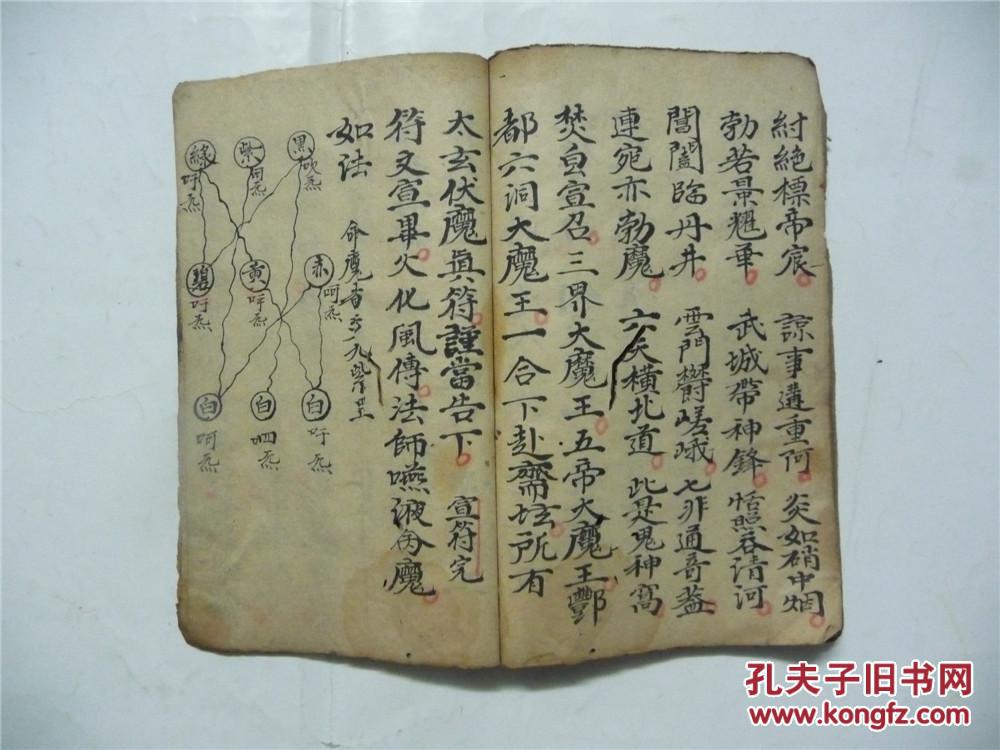 手抄本,科仪类借地借乐借衣科八卦安位科及修斋行道奏
