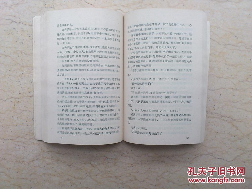 白洋淀纪事(78年2版7印,非馆藏,无章无字)