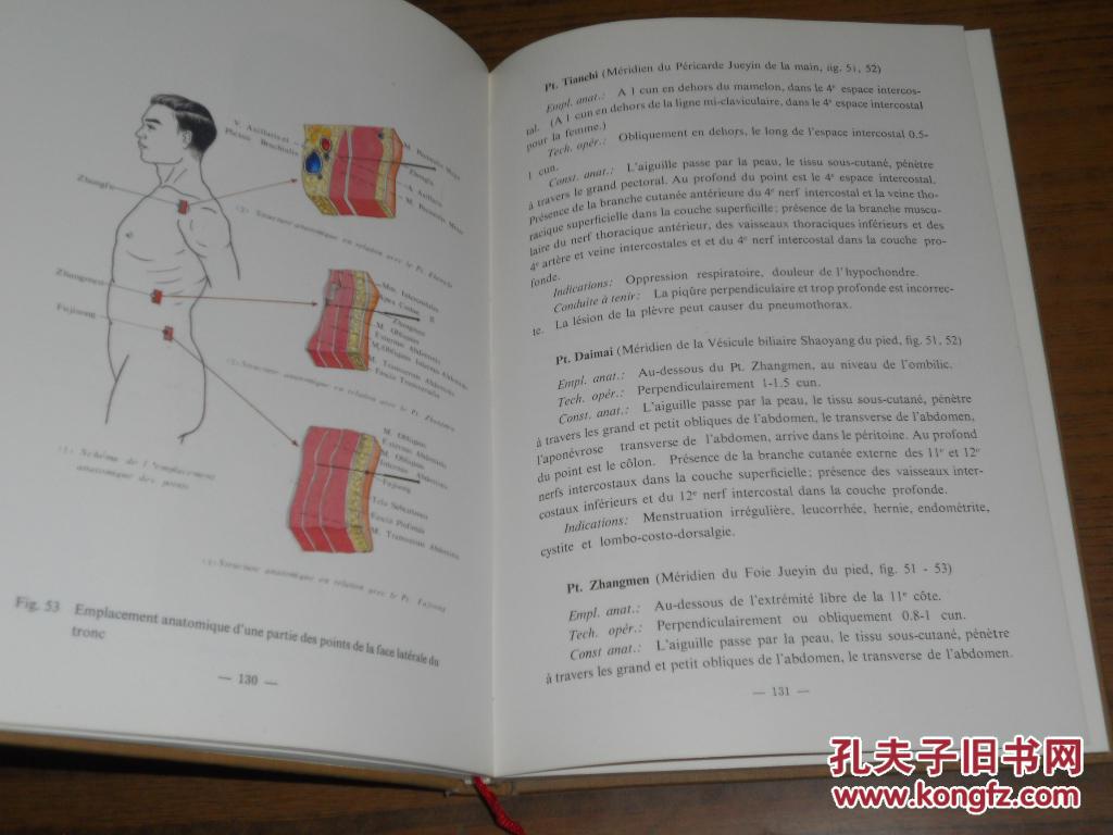 针灸穴位解剖图谱(法文版)