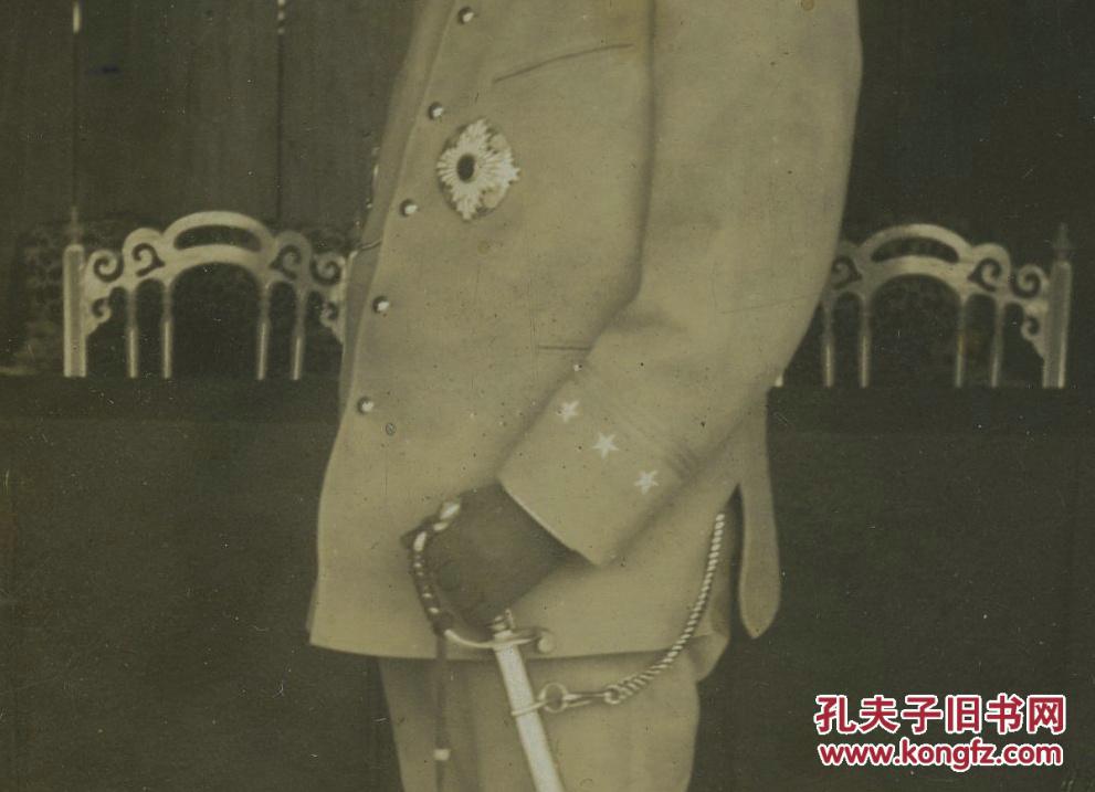 清末民国时期立体照片公司-戴着勋章的元帅陆军大将,日本满洲军总