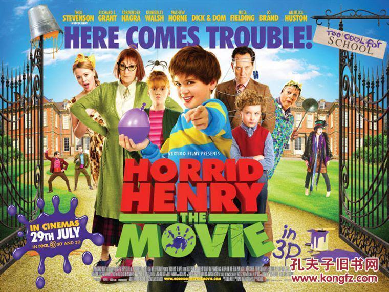 英语原声儿童影片 Horrid Henry The Movie 调皮