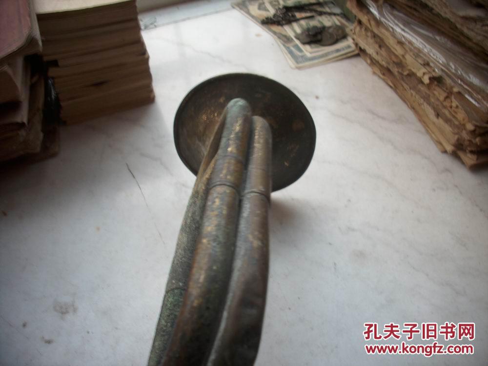 抗战实物-解放区-八路军曾经使用过的铜【冲锋号】3个