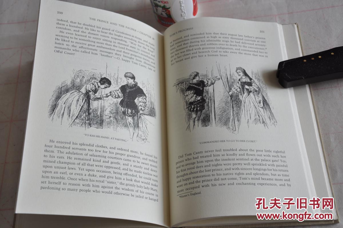 1984年,孔网唯一,英文原版精装插图,马克吐温作品,the