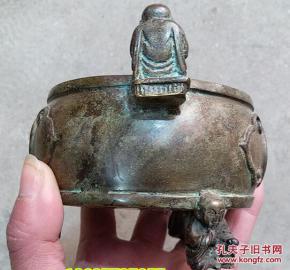 铜炉 五佛铜香炉