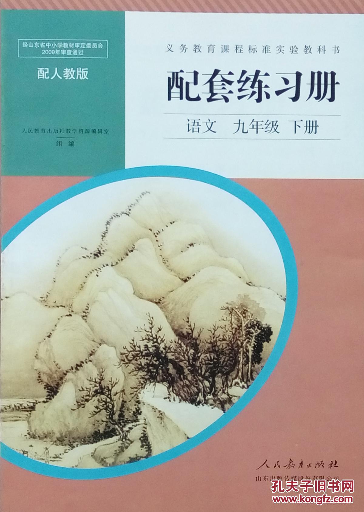 语文 九年级下册 配套练习册 语文 九年级下册 
