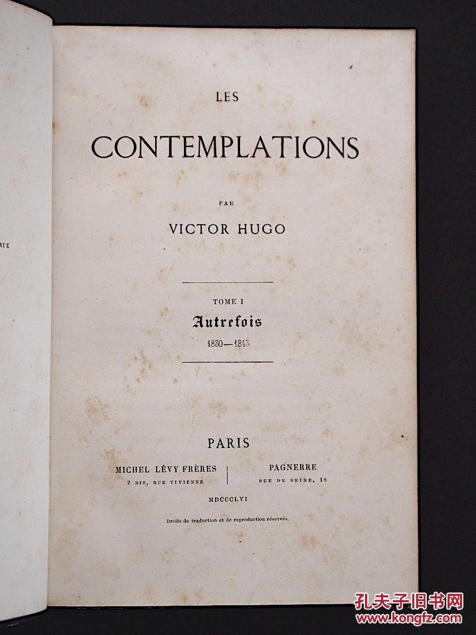 les contemplations