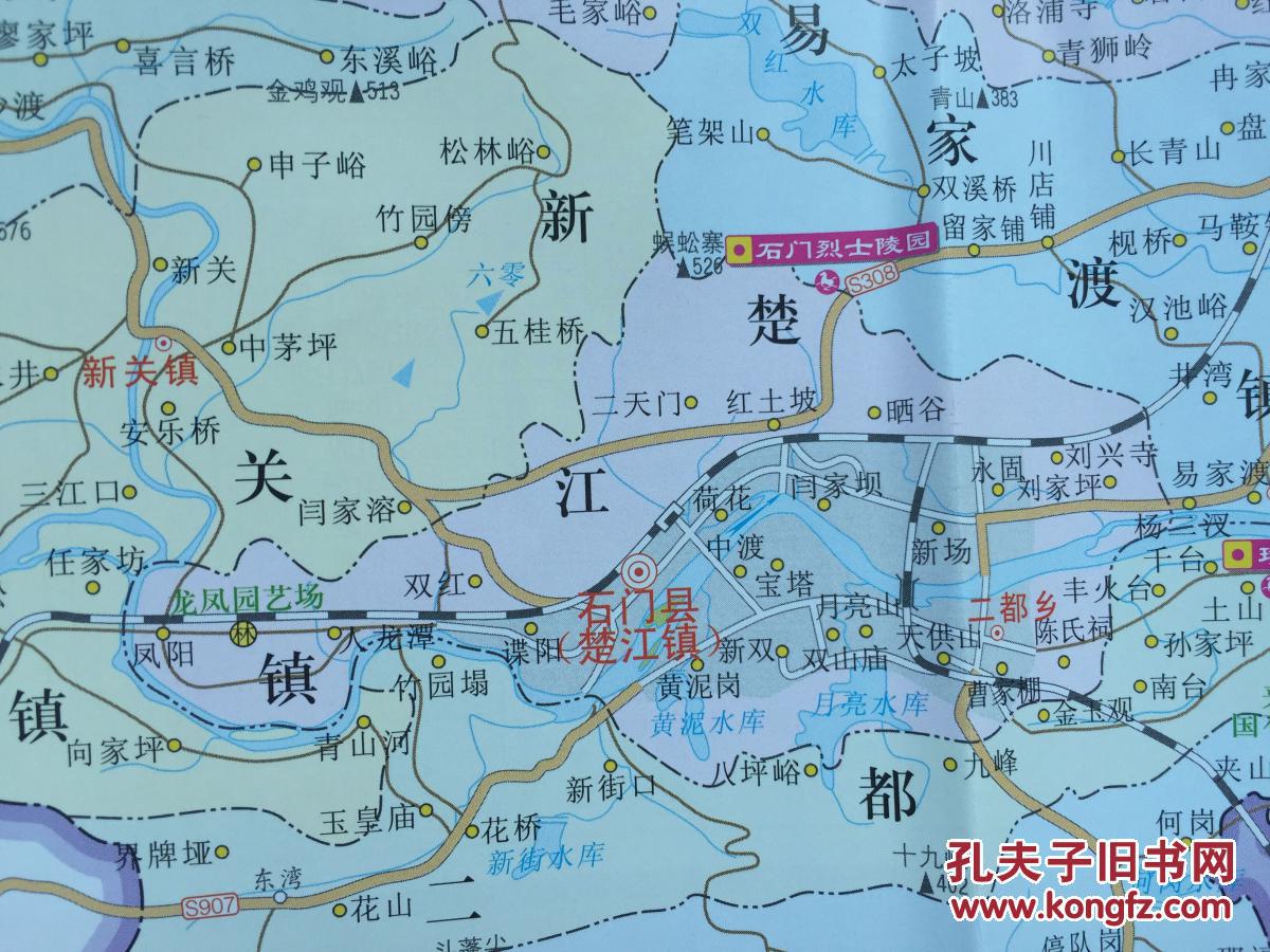 石门地图 石门县地图 常德石门 地图常德市地图